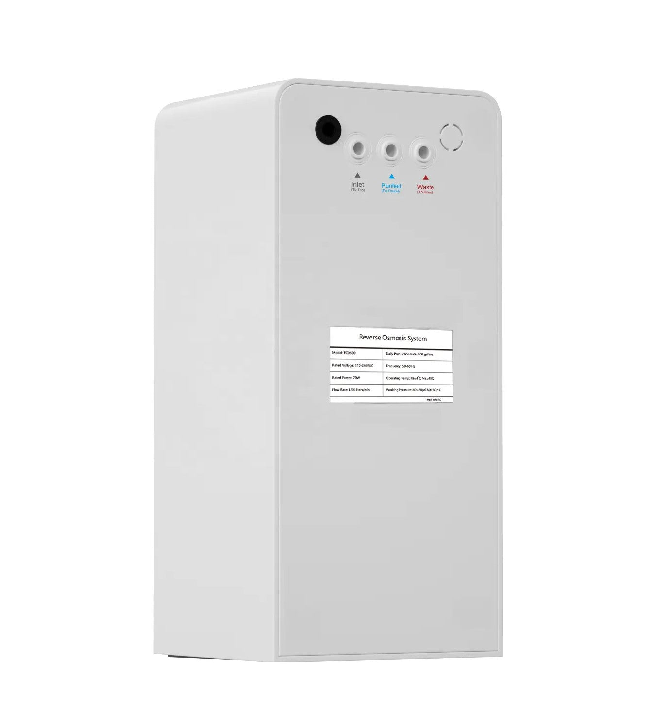 Bigwater 2 Stufen 500 GPD Umkehrosmoseanlage Wasserfilter Osmoseanlage Osmosefilter Reinwasserfilter