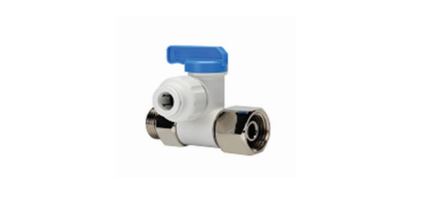 Optional: Accessories for reverse osmosis system: professional angle valve adapter, aqua stop, check valves, turbo swirler