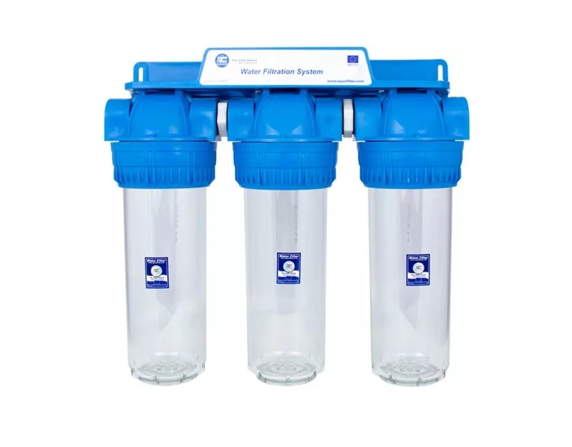 Trio Wasserfilter Sediment, Eisen Kalk Bakterien Schwermetall Chlor Wasserfilter