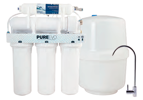 6 Stufen Umkehrosmose 75 GPD Osmoseanlage Wasserfilter + Energetisierer