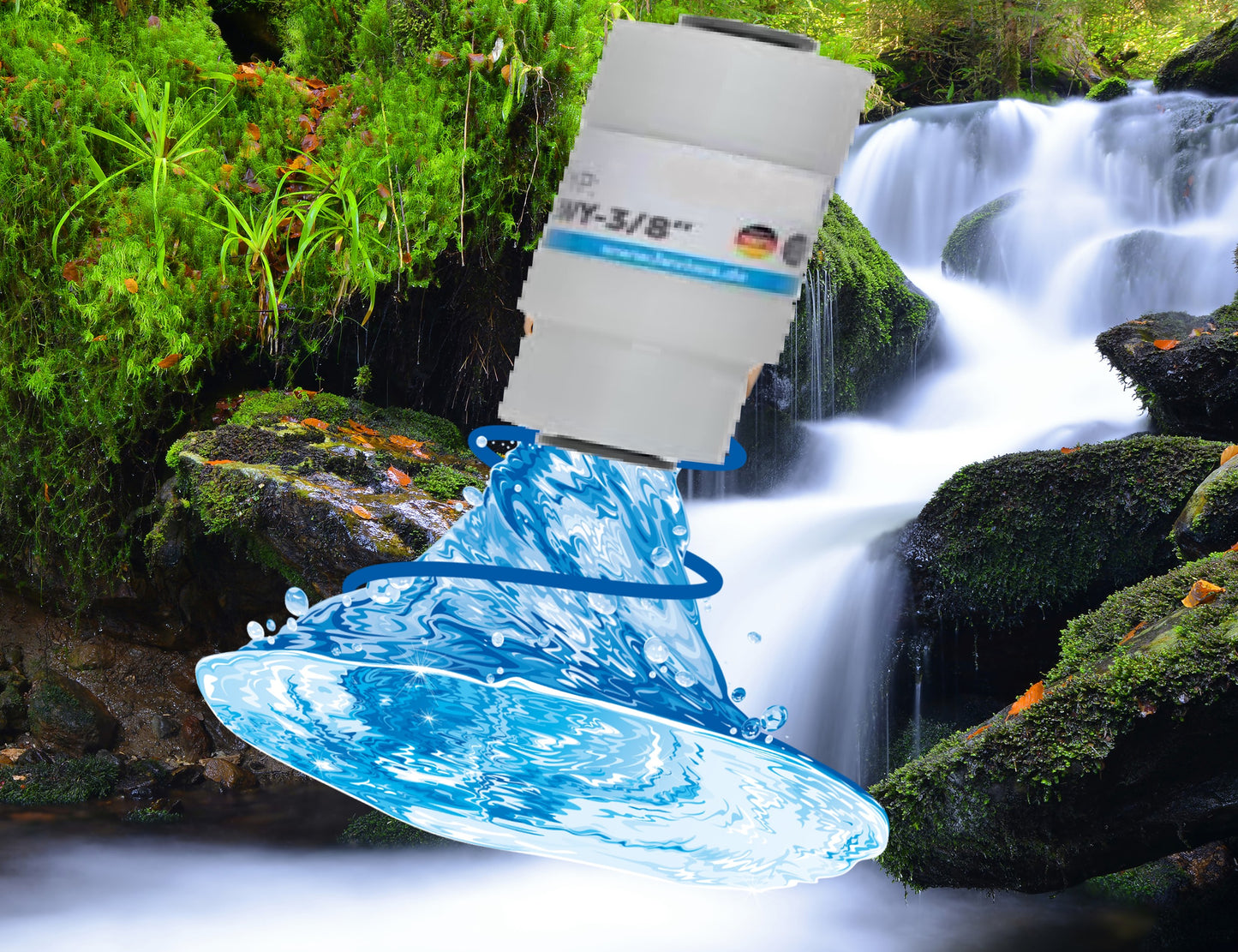 Bigwater MINI 1200 GPD Umkehrosmose Trink Wasserfilter 2,8 Liter/ Minute
