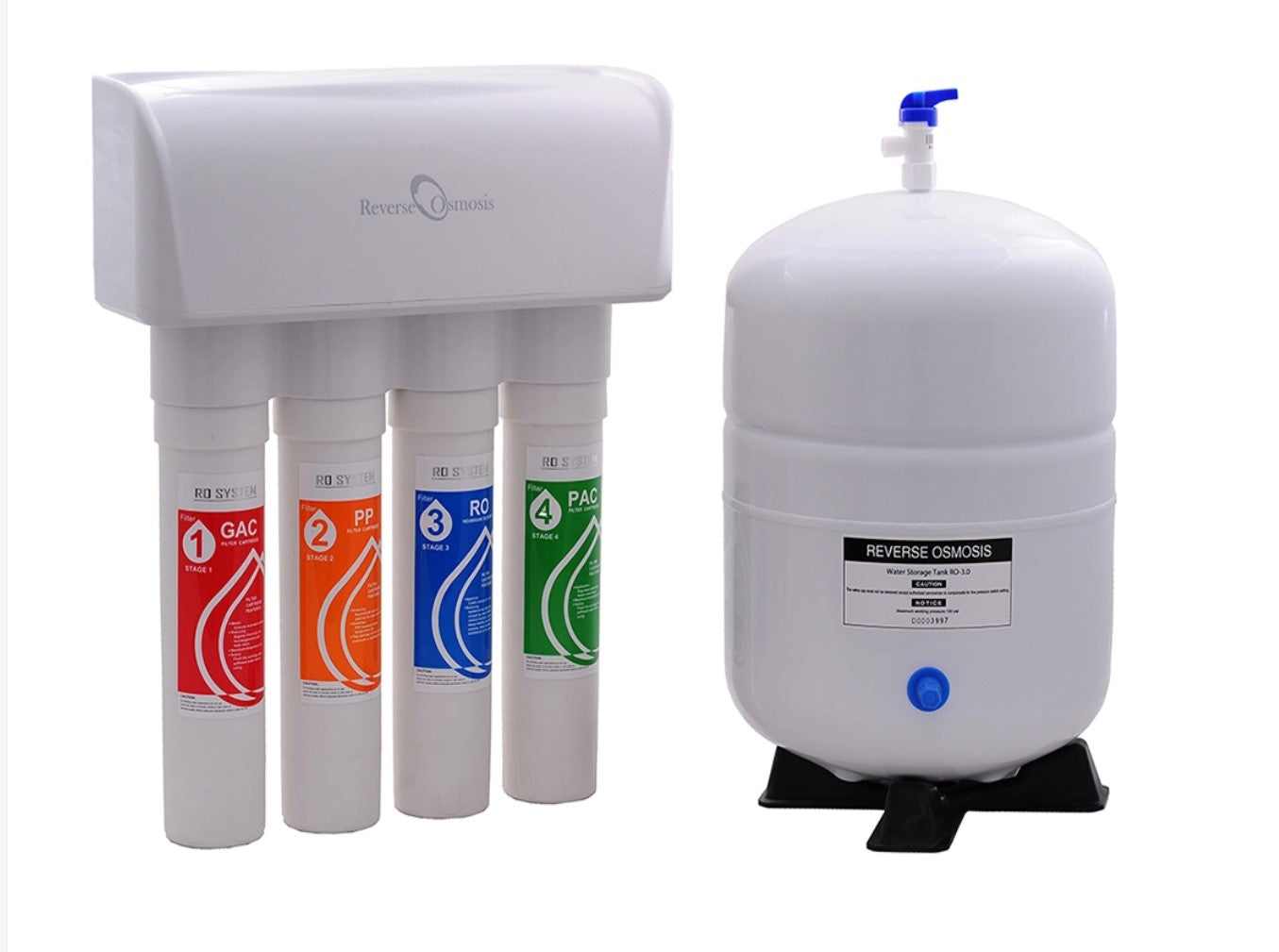 Filterabo für Bigwater -T QC 75 GPD Schnellwechsel Umkehrosmose Wasserfilter+Tank+Pumpe 15%, alle 6 Monate