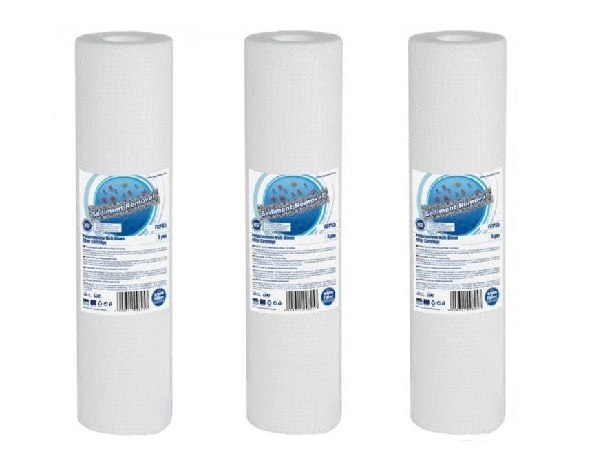 Trio Wasserfilter Sediment, Eisen Kalk Bakterien Schwermetall Chlor Wasserfilter