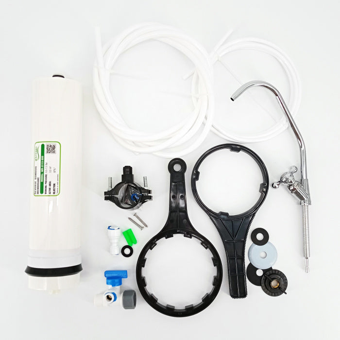 6 Stufen 800 GPD Umkehr Osmose Anlage Trink Wasser Filter mit Energetisierer