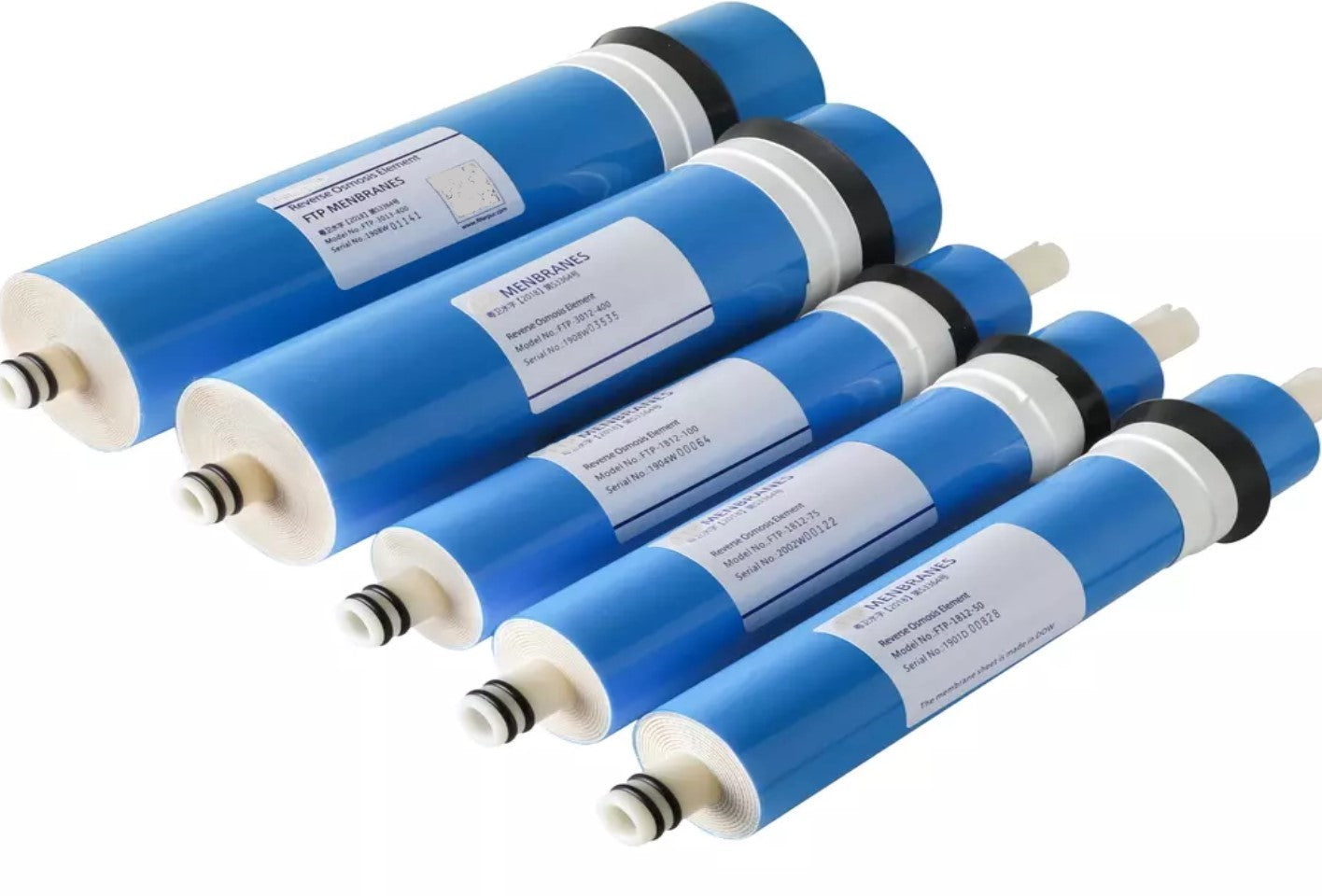 Membrane 75,100,200,400,500,600,800,1000 GPD