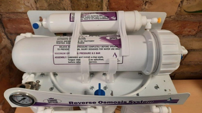 Top 6 Stufen 400 GPD Umkehrosmoseanlage Wasserfilter Osmose Umkehr Anlage + Energetisiserer