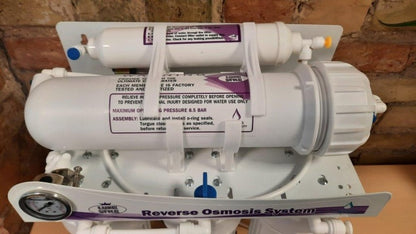 Top 6 Stufen 400 GPD Umkehrosmoseanlage Wasserfilter Osmose Umkehr Anlage + Energetisiserer