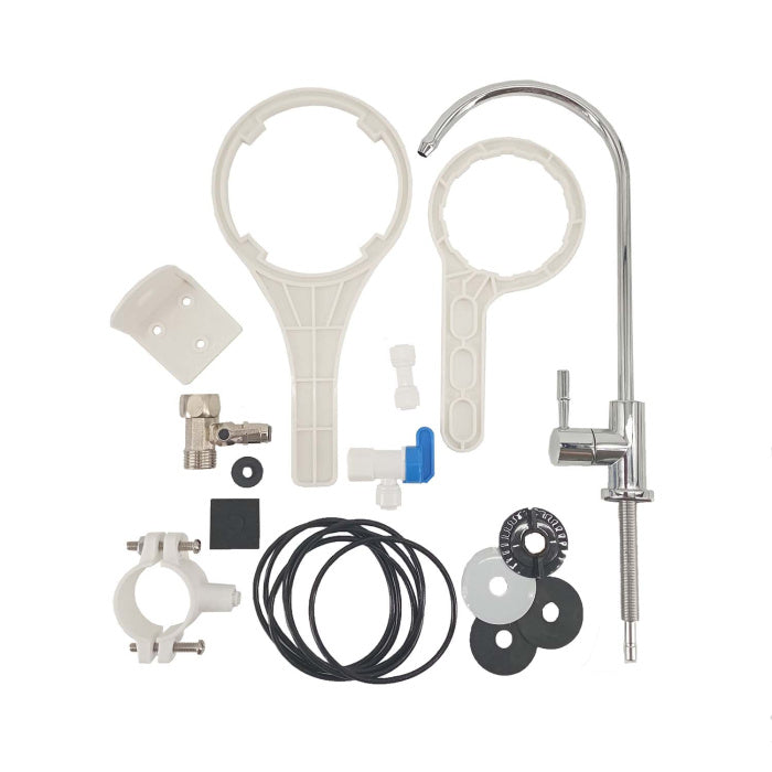 9 Stufen Umkehrosmose 75 GPD Osmoseanlage Wasserfilter + Energetisierer