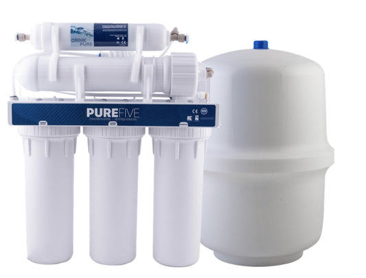 9 Stufen Umkehrosmose 75 GPD Osmoseanlage Wasserfilter + Energetisierer