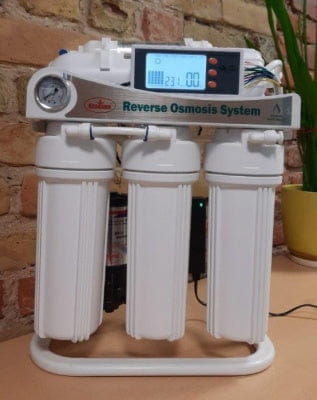 An image of Top 6 Stufen 400 GPD Umkehrosmoseanlage Wasserfilter Osmose Umkehr Anlage + Energetisiserer
