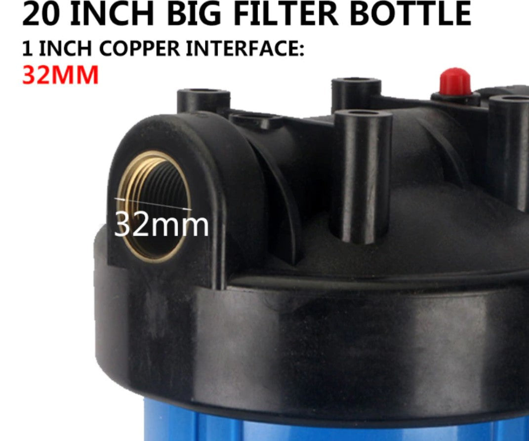 Big Blue 3 er Wasserfilter Brunnen Regen Wasser Eisen Antikalk Aktivkohle Sediment - Brunnenwasser,-Hauswasserfilter