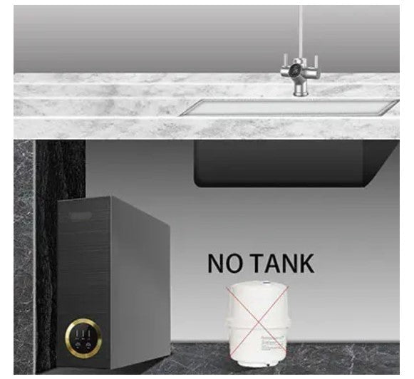 Bigwater 800 GPD comfort Umkehrosmose Osmosefilter Trinkwasserfilter directflow