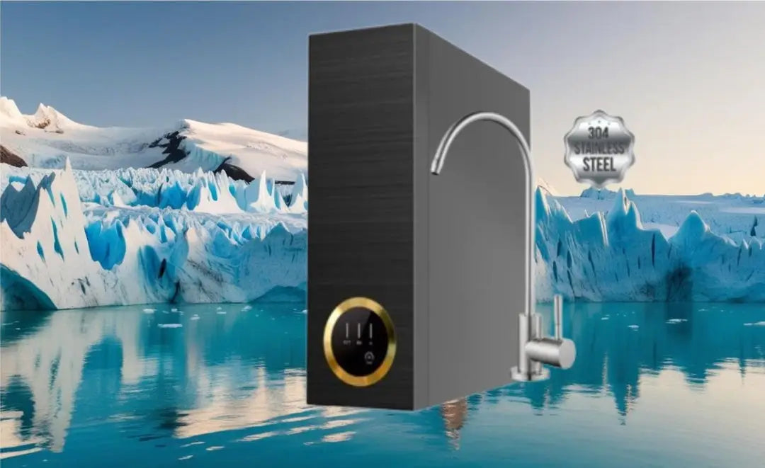 An image of Bigwater 800 GPD comfort Umkehrosmose Osmosefilter Trinkwasserfilter directflow