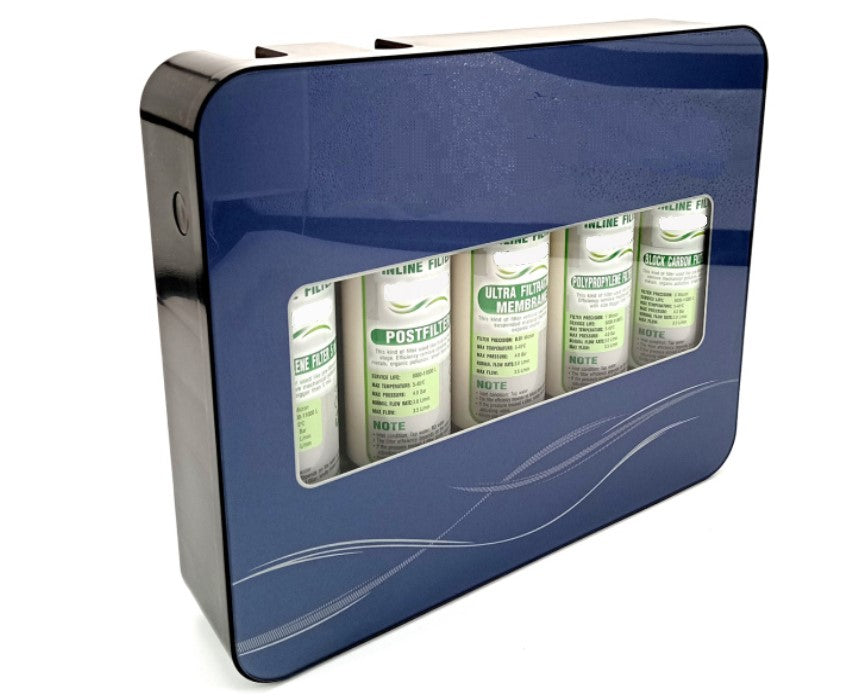 Camping Wohnmobil Küchen Wasserfilter Ultrafiltration 0,01µ - Blau - Ultrafiltration