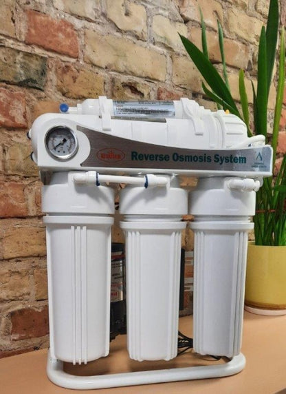 Top 6 Stufen 400 GPD Umkehrosmoseanlage Wasserfilter Osmose Umkehr Anlage + Energetisiserer