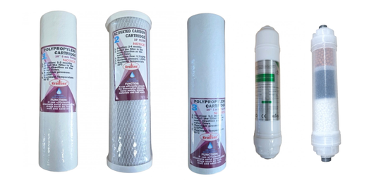 Ersatzfilter für 6/9/10 Stufen Umkehrosmose Wasserfilter Anlagen mit Tank oder directflow.