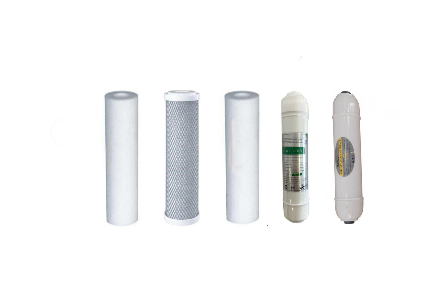 Ersatzfilter für 6/9/10 Stufen Umkehrosmose Wasserfilter Anlagen mit Tank oder directflow. - Umkehrosmose Wasserfilter