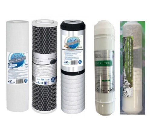 Ersatzfilterset 9 Stufen für Umkehrosmoseanlagen mit Tank / direktflow