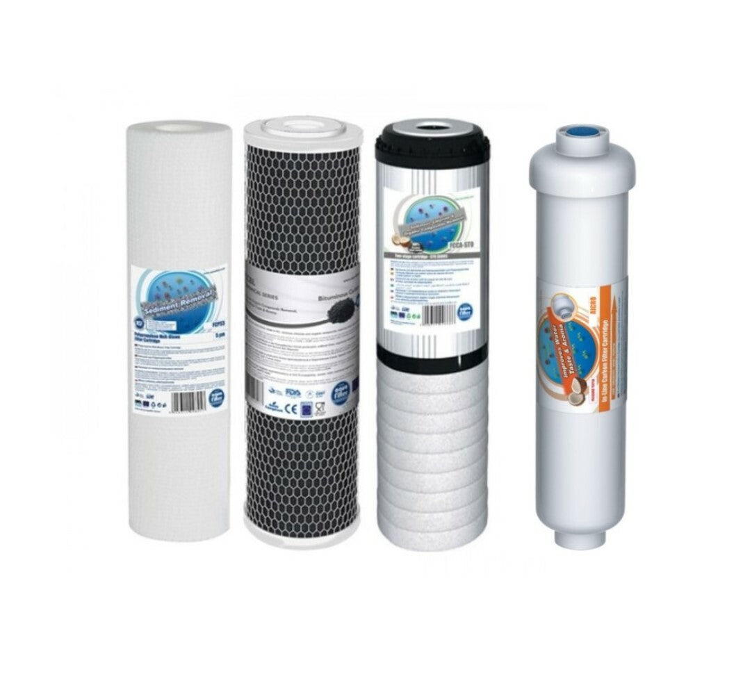 FILTER SET-UMKEHR OSMOSE ANLAGE + AKTIVKOHLENACHFILTER