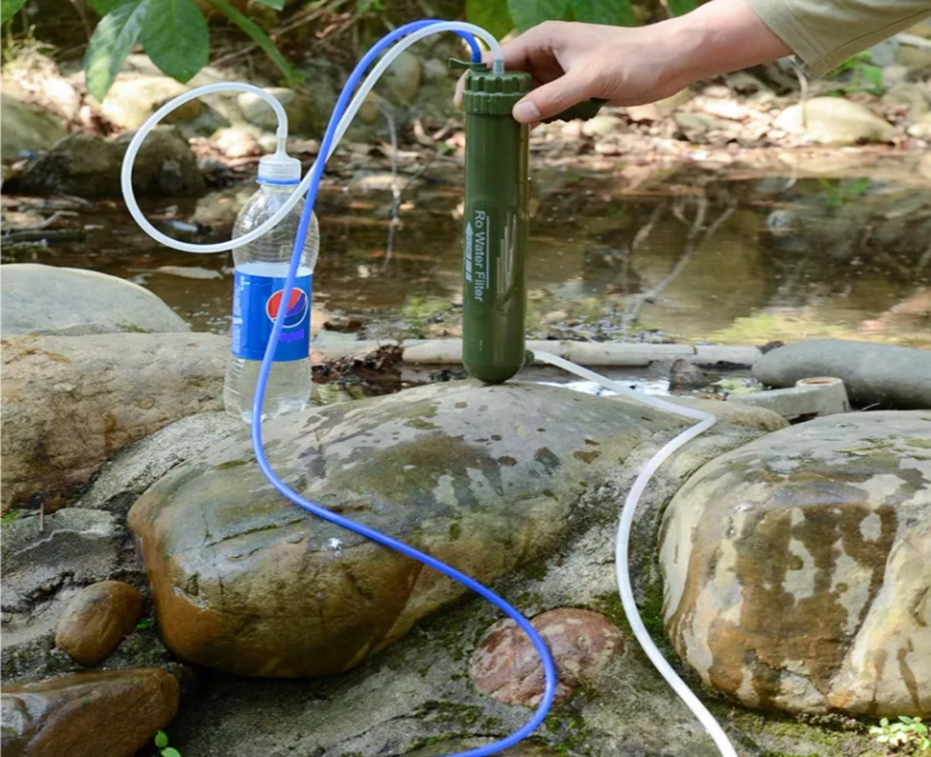 Hand Umkehrosmose Krisenvorsorge Blackout Camping Wandern outdoor - Hand-Umkehrosmose ohne Ersatzfilter