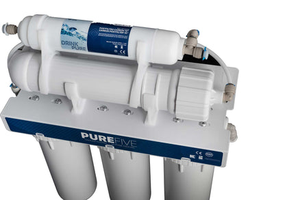 9 Stufen Umkehrosmose 75 GPD Osmoseanlage Wasserfilter + Energetisierer