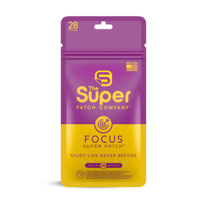 Superpatches Schmerz Schlaf Energie Stress Konzentrations Abwehr Haut Gemüts pads Pflaster - Focus=Konzentration