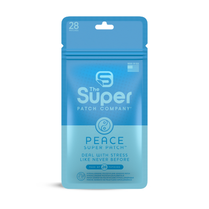 Superpatches Schmerz Schlaf Energie Stress Konzentrations Abwehr Haut Gemüts pads Pflaster - Peace=Beruhigung