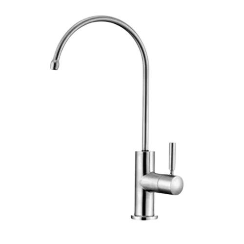 T-Bigwater QC 75 GPD Schnellwechsel Umkehrosmoseanlage + Tank ohne Pumpe - 1 Wegehahn Edelstahl - Tankanlage