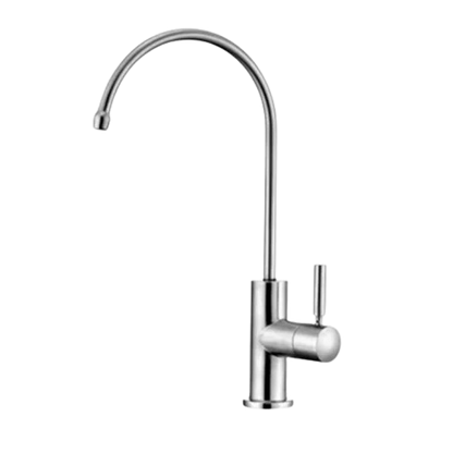T-Bigwater QC 75 GPD Schnellwechsel Umkehrosmoseanlage + Tank ohne Pumpe - 1 Wegehahn Edelstahl - Tankanlage