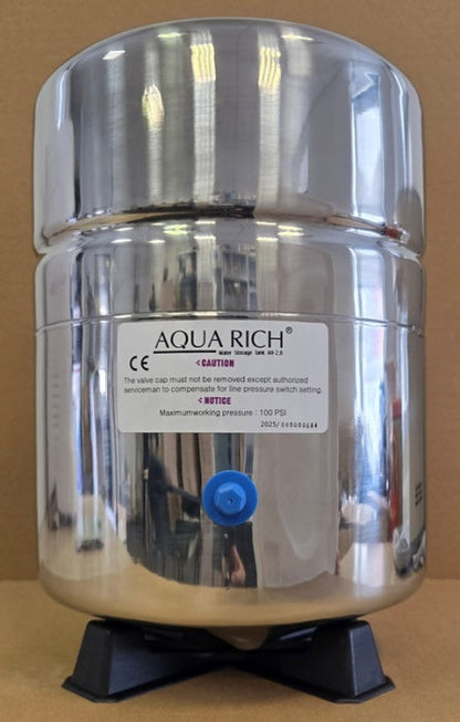 Tank für Umkehrosmose Anlage Plastik Metall Edelstahl - 2.5G 304