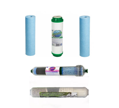 Umkehrosmose Anlage Filter Set Antibak Biophoton Negativ Ion-H2 Wasserstoff - Zusätzlich mit 4 in 1 Biophotonen